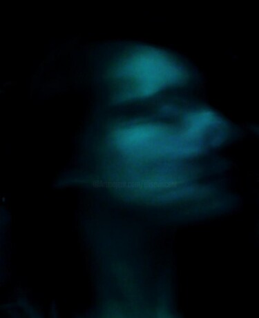 Trace bleutée